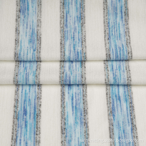 Polyester Rayon Spandex Active Wear Textured Knit Fabric